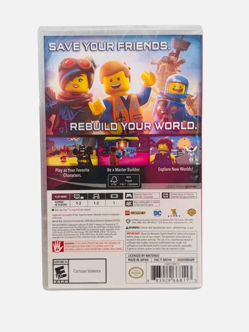 The LEGO Movie 2 Videogame for Nintendo Switch. New and Sealed. - Picture 6 of 7